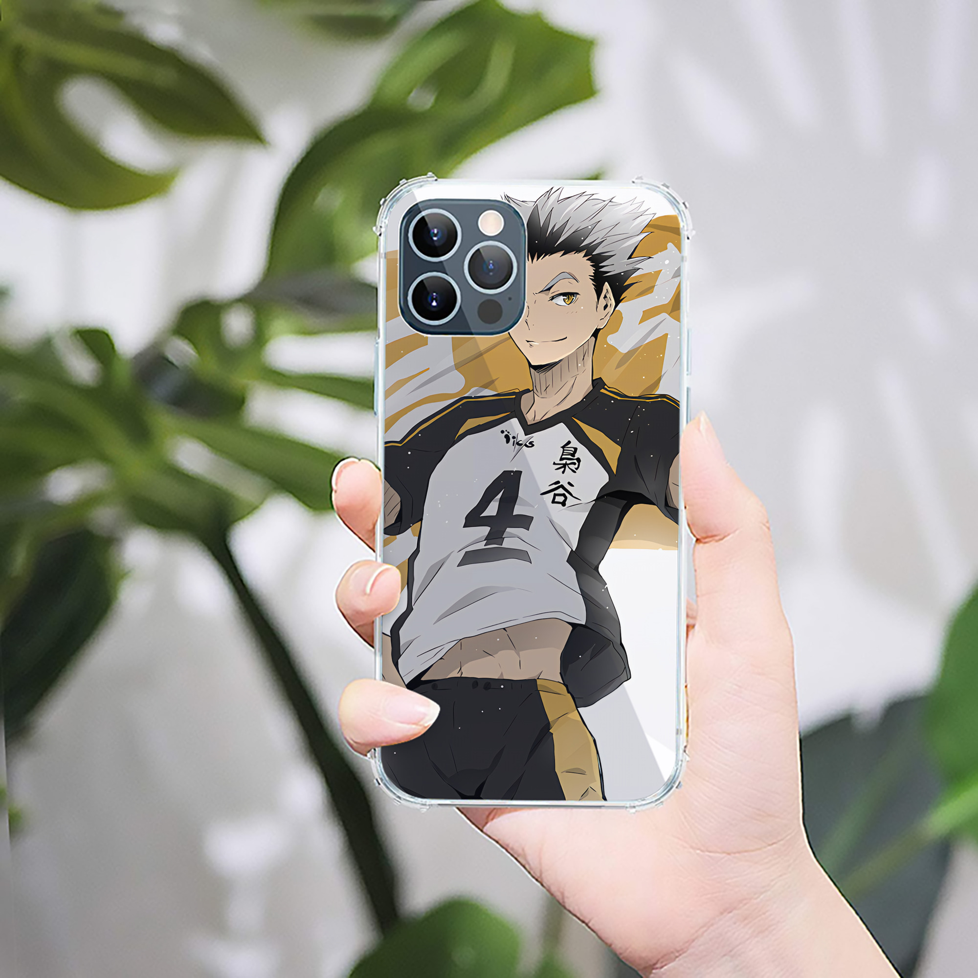 （画像用） ハイキュー!! Haikyu!! 【iPhone 12シリーズ対応】透明スマホケース（クリアソフトケース）